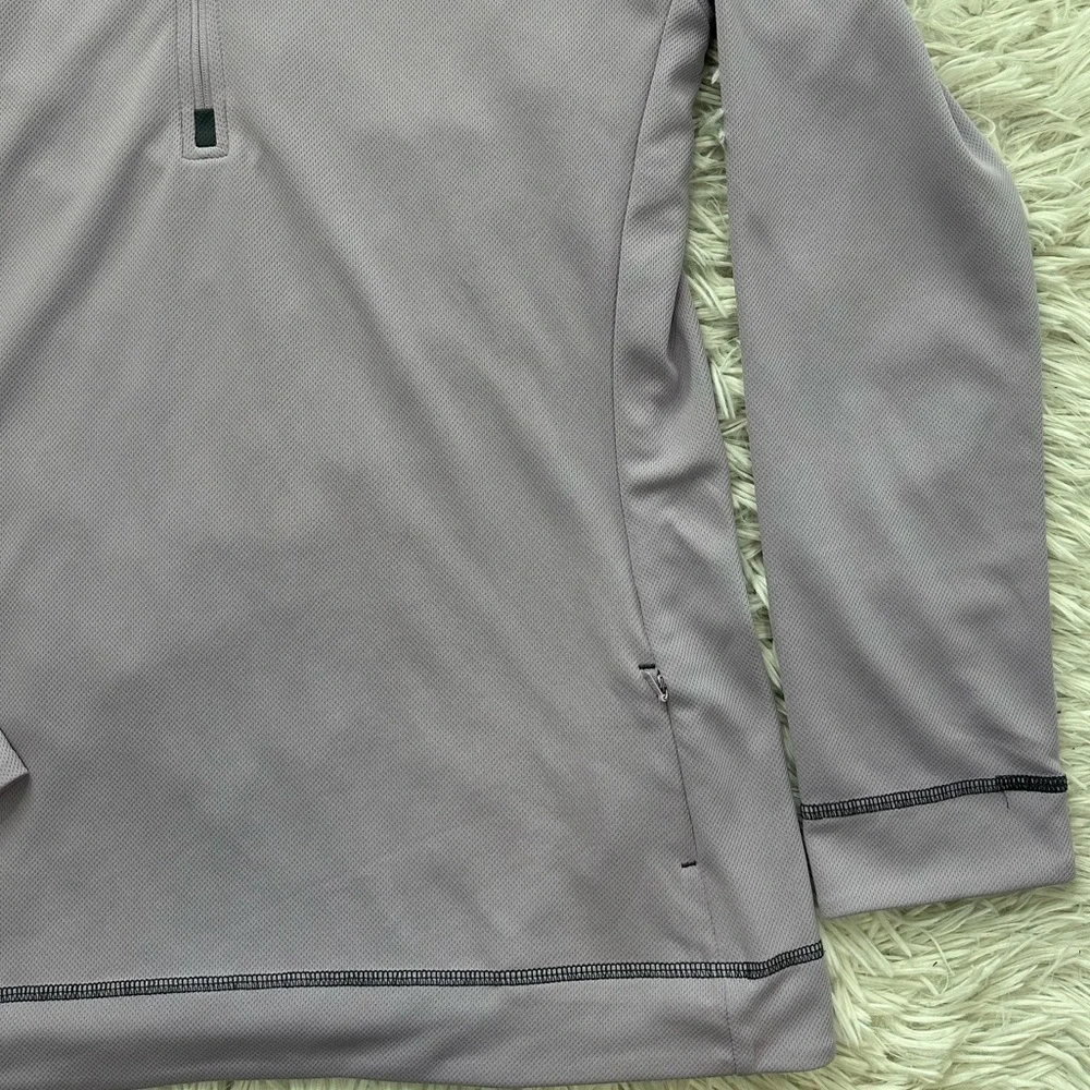 ALO Women’s Athletic 1/4 Zip Hooded Pullover Sweater Lavender Purple Size XL - Picture 2 of 6